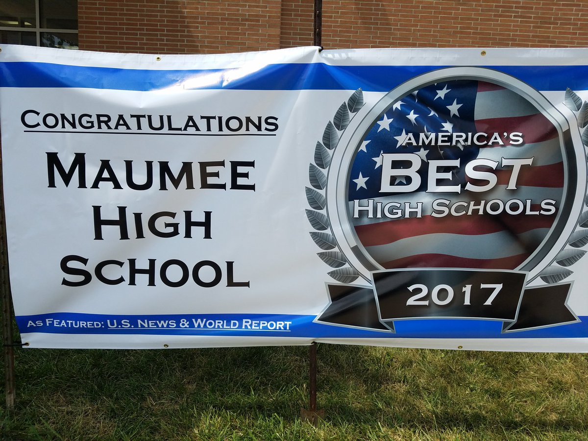 This accomplishment is the result of the  hard work and innovation of our students, staff and community. Way to go! #wearemaumee