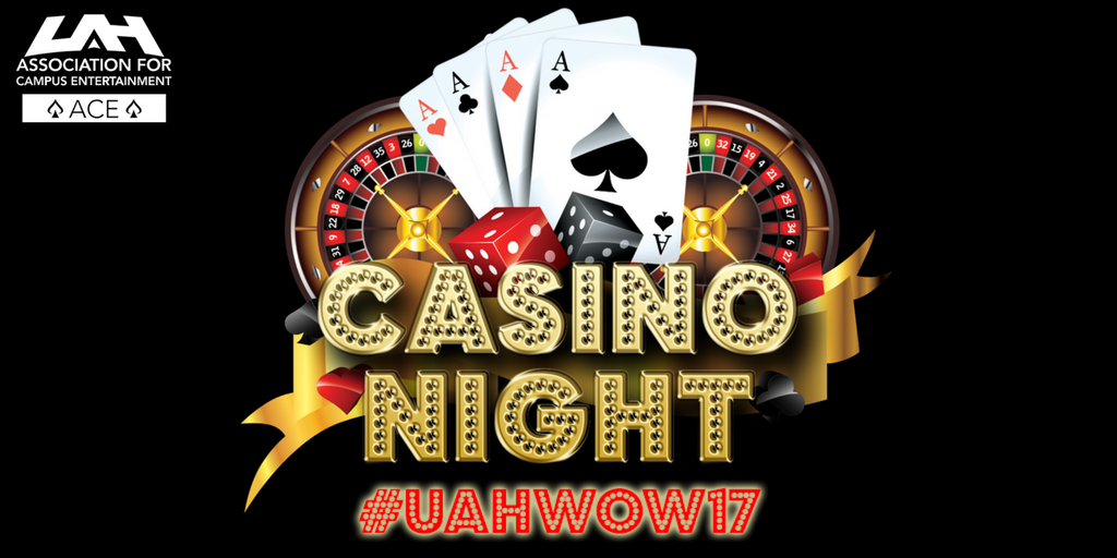 uahstudentlife's tweet photo. The chips are free & everyone's a winner! Try your hand at UAH's campus casino at the 1st @UAH_ACE event of the semester Sat 8/12! #UAHWOW17 https://t.co/Kl3gqMOq37