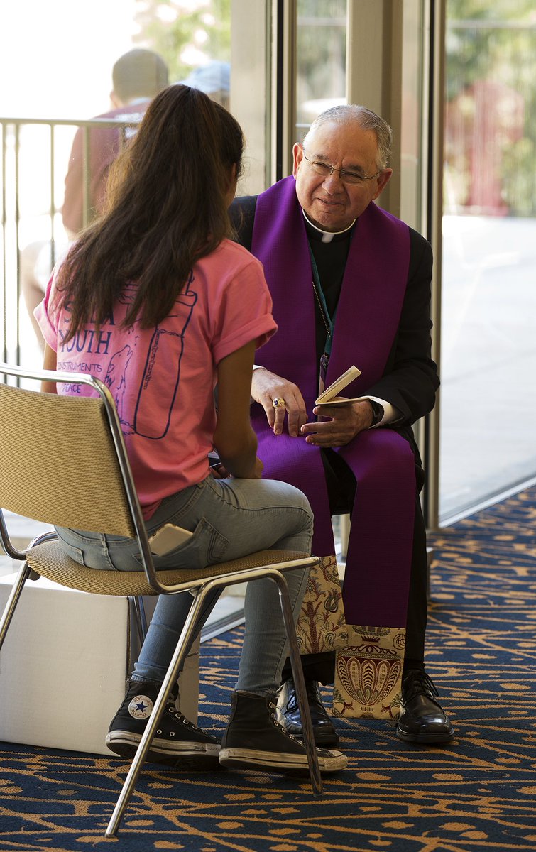 cityofsaintsla's tweet photo. Dear @ArchbishopGomez: We love you! Thank you for being with us during #CityofSaints. You are a true pastor! #Archie #CoolestArchbishop https://t.co/OUQMSaYNzq