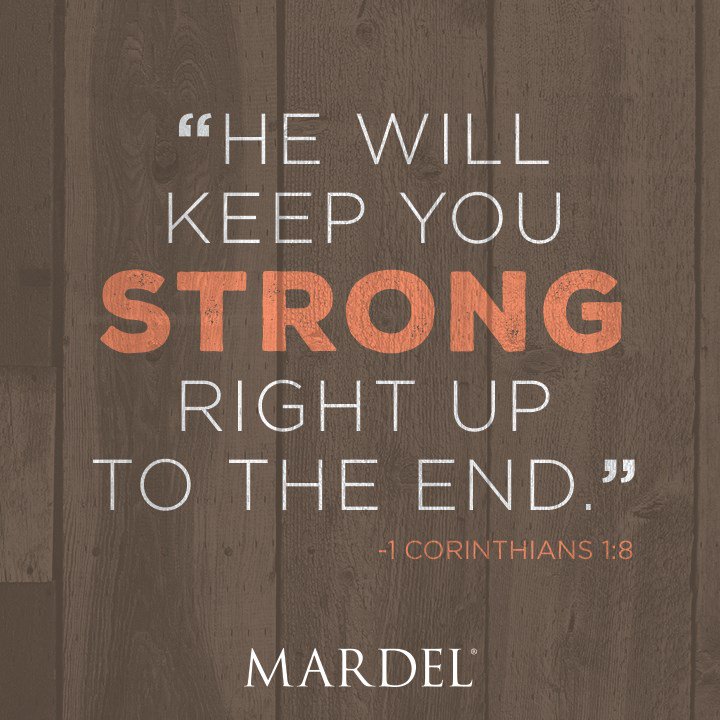 officialnotw's tweet photo. #MondayMotivation - "He will keep you strong..." - 1 Corinthians 1:8 #BibleVerse https://t.co/EZlIRHC1yD