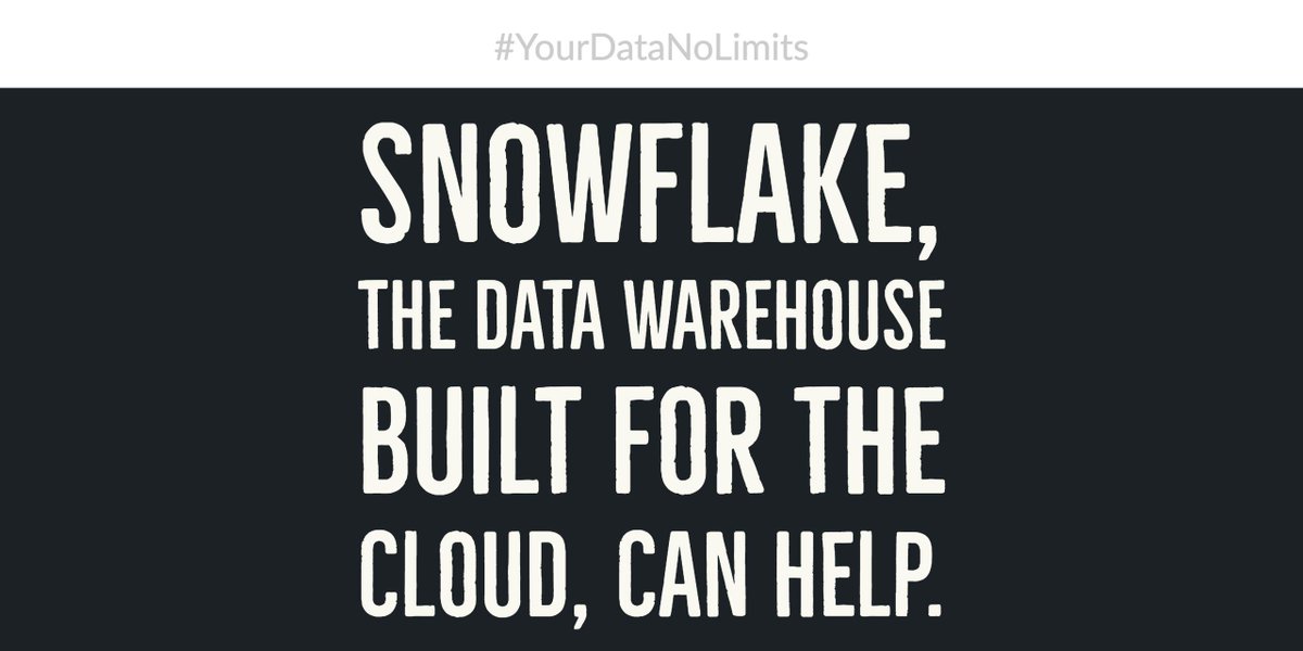 Snowflake's tweet photo. Did you miss @SnowflakeDB #CloudAnalytics City Tour? Check out https://t.co/69WTKkZQFm & learn how organizations ends their #DataStruggle https://t.co/oH20s3ubaL