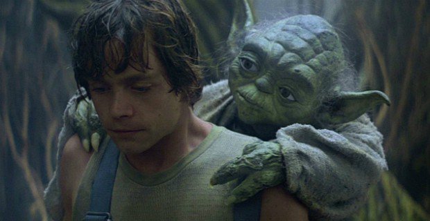 Sejuanx's tweet photo. #StarWars #orginal #sahne #yoda #luke https://t.co/aiR2GhRzLl