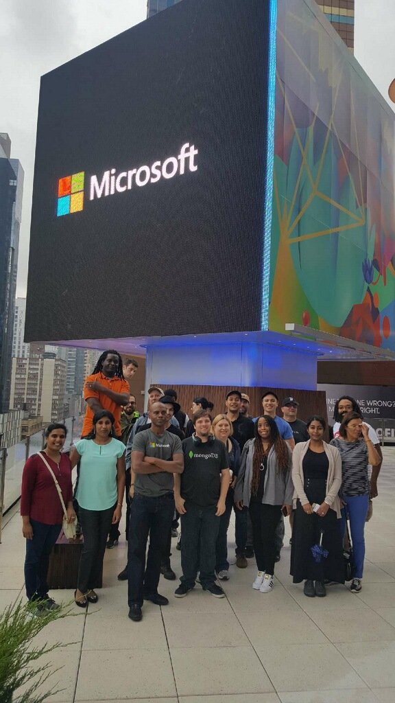 ArnellMilhouse's tweet photo. the #SiliconRhode (Rhode Island) meets #SiliconAlley at @Microsoft #NYC. #SoftwareDevelopers #Azure #Bing https://t.co/SrEg9twlzH