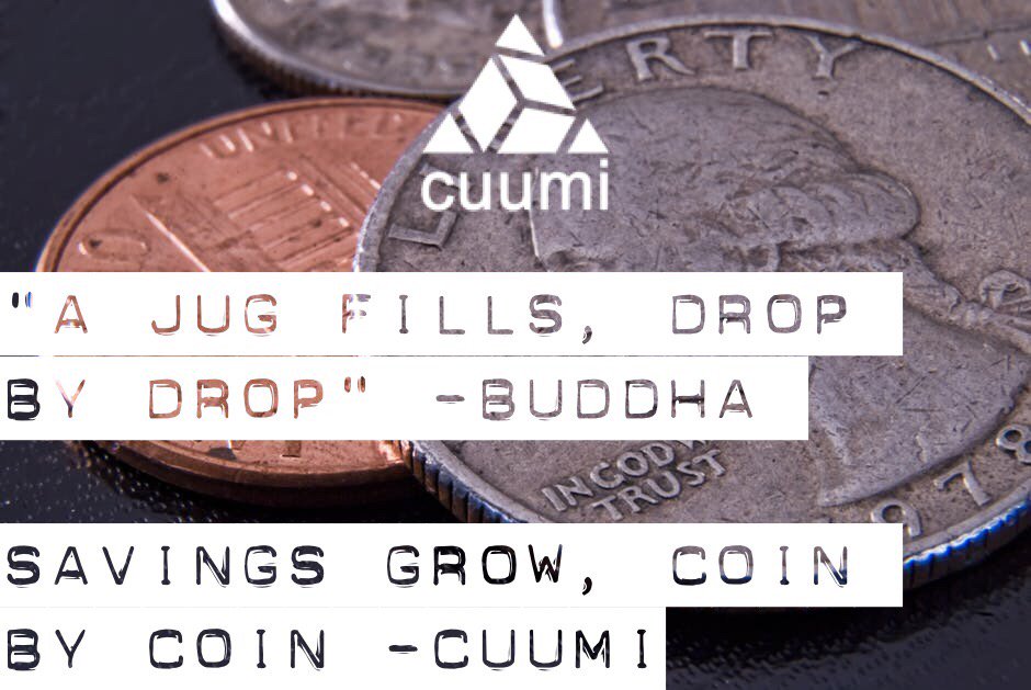 Cuumiapp's tweet photo. Whatever money you can save today, even if it's a dollar, is worth it. Approximately 1 in 12 Americans -- are "unbanked," according to FDIC. https://t.co/9IK3wJDqBu