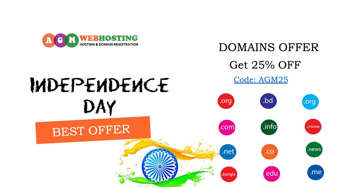 AGMWebHosting's tweet image. Registered your domain name yet. Get 25% off all domain   goo.gl/XF1ePx #Domain_Registration #Domain_Transfer #Domain_Renewal