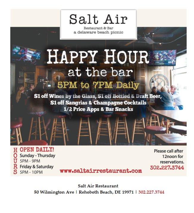 Salt Air Rehoboth (SaltAirRehoboth) Twitter