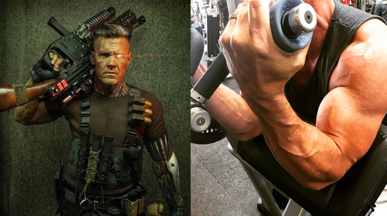 7. 3. Here's your first look at shredded Josh Brolin as Cable in new. 