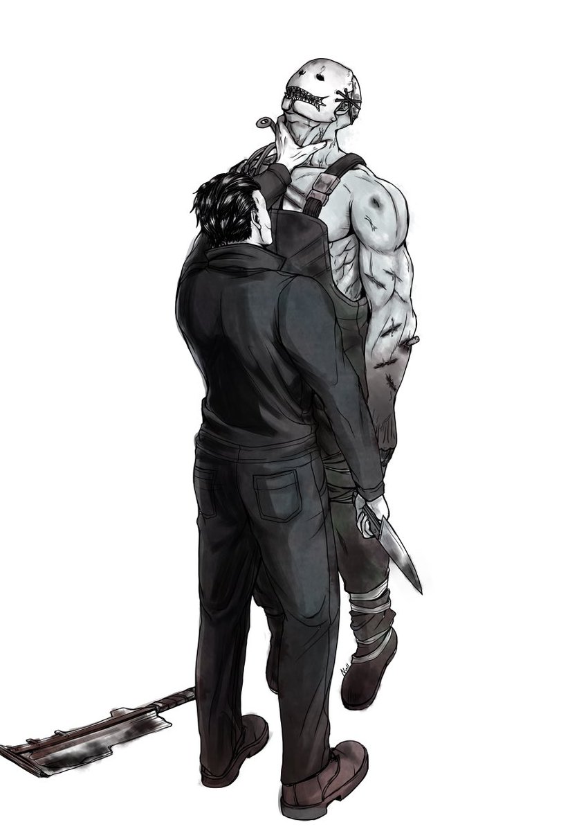 null_erste's tweet image. #繋がらなくていいから俺のDBD絵を見てくれ

まともな絵が全然なかった＼(´◓Д◔`)／