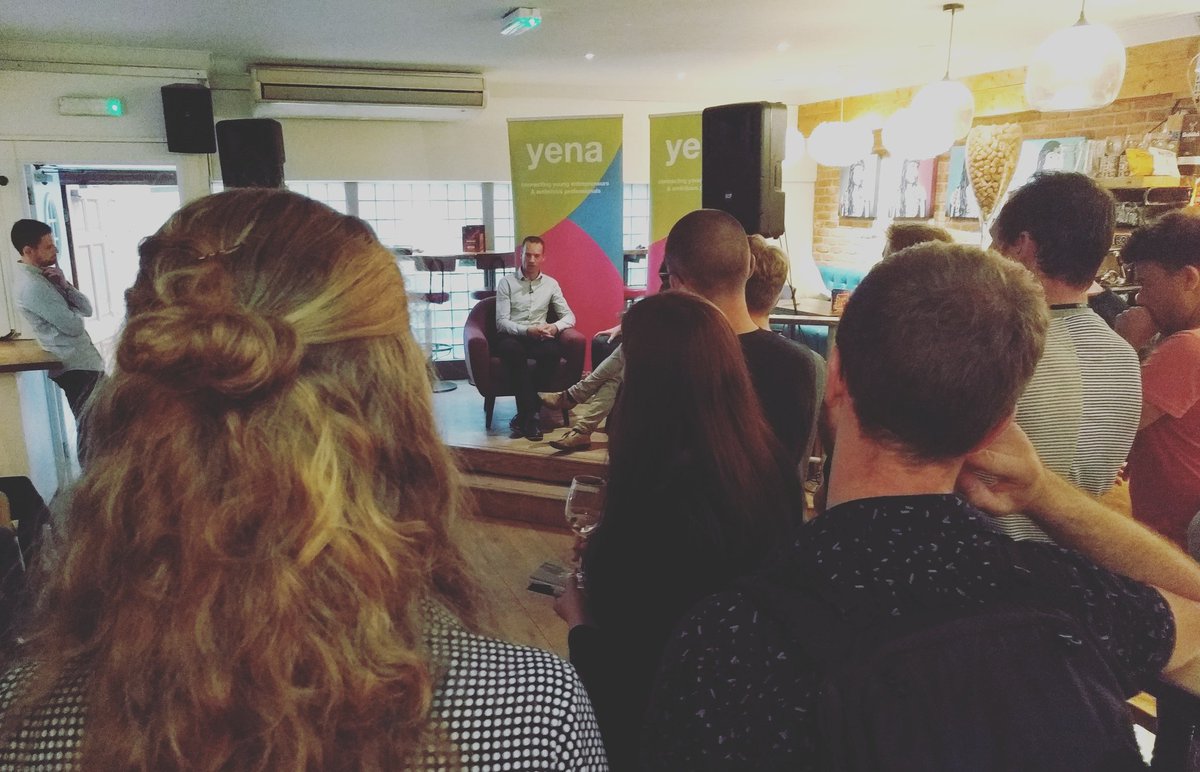 A great talk going on here at <a href="/SquareClifton/">The Square Club</a> with fantastic people in attendance 😃 Say hello if you're here! 👋