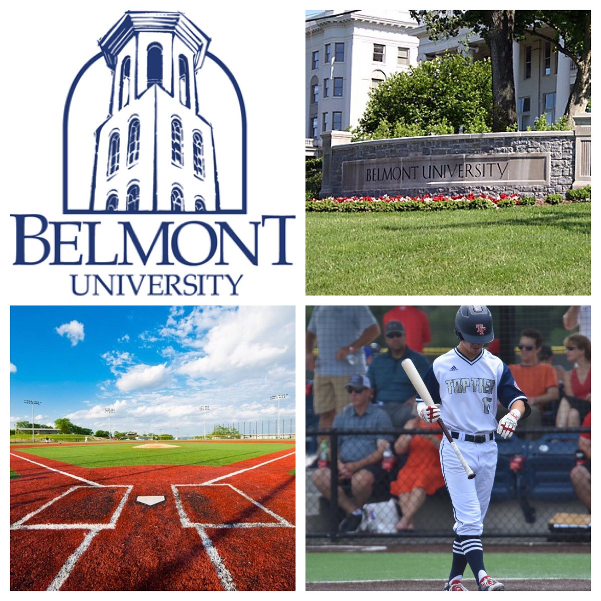 austinehren's tweet image. I'm excited to say that I will be continuing my academic and baseball career at Belmont University. #gobruins