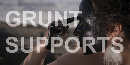 gruntgallery's tweet image. #IndigenousArtists like Laakkuluk Williamson Bathory in #callresponse. Become a #MonthlyDonor to #supportgrunt: canadahelps.org/dn/30406