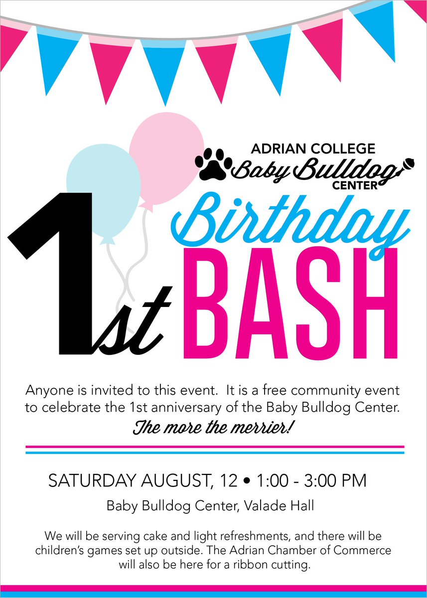 ACBabyBulldogs's tweet photo. We can't wait to celebrate with YOU! https://t.co/h91SCdk51o