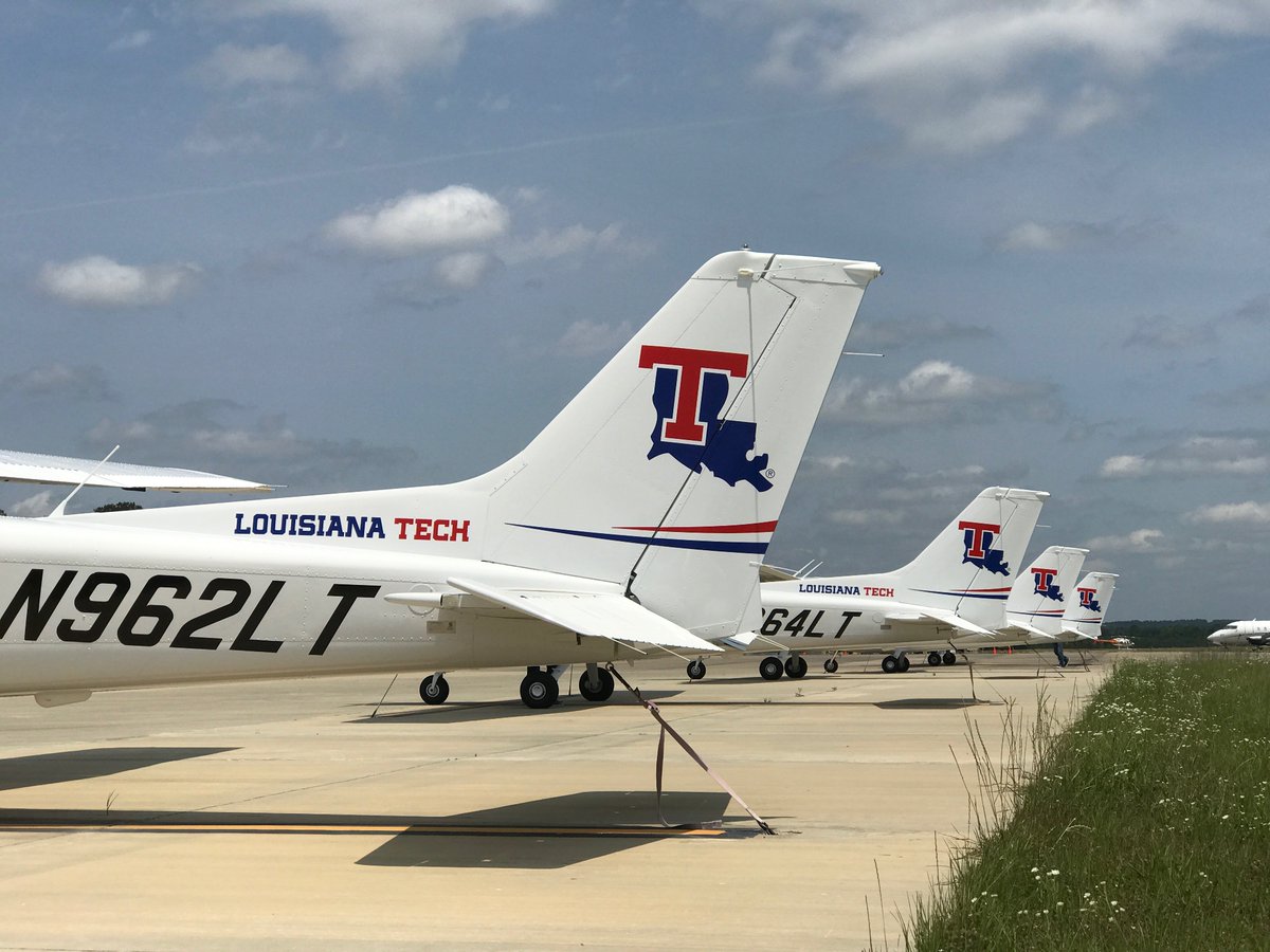 New fleet of planes 10 Cessnas and 2 Pipers, arriving on campus <a href="/LATech/">Louisiana Tech University</a> .  As Jordan Lyons always tells me "Blue skies." Sounds good to me.