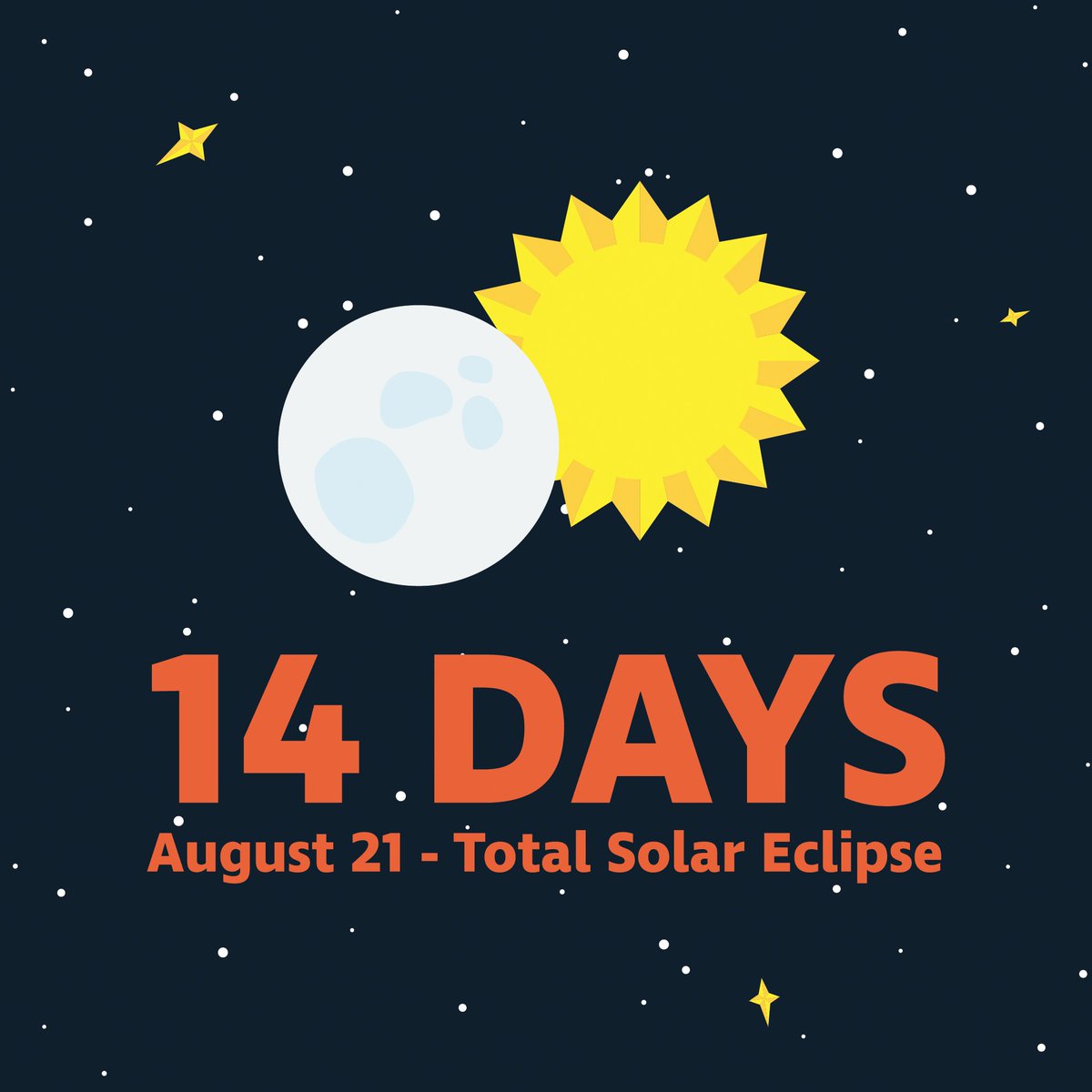 citystjoemo's tweet photo. We’re officially two weeks from the total solar eclipse. Learn helpful tips for the event here>>https://t.co/O7U7SQETrO #SolarEclipse2017 https://t.co/4zejgeJjHb