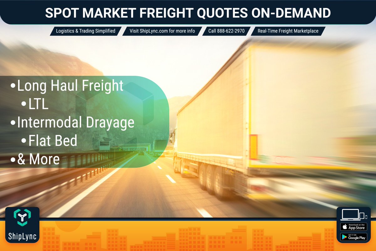 ShipLync's tweet photo. ShipLync| Freight Quote Marketplace for a digital world https://t.co/xdAfzKg8tB