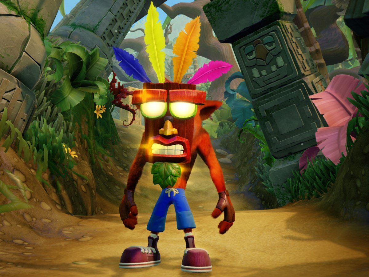 LetsTalk_Gaming's tweet photo. I'm so happy that #CrashBandicoot is doing so well, especially here in the UK. What a funny little Marsupial he is. 😊 https://t.co/vpRV0JdotT