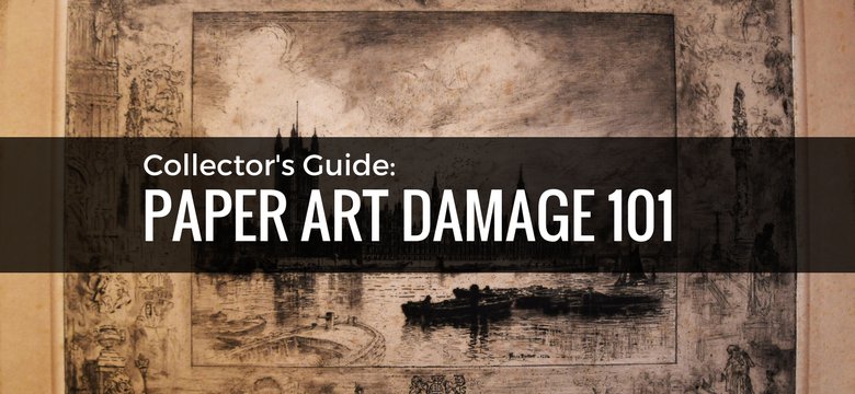 HeritageAuction's tweet photo. Acidic Burn, Foxing, Grime, & UV Damage: What every owner of #fineart should know about paper #artdamage | https://t.co/QSn0nnlhTO #Art https://t.co/dONe7CJm7w