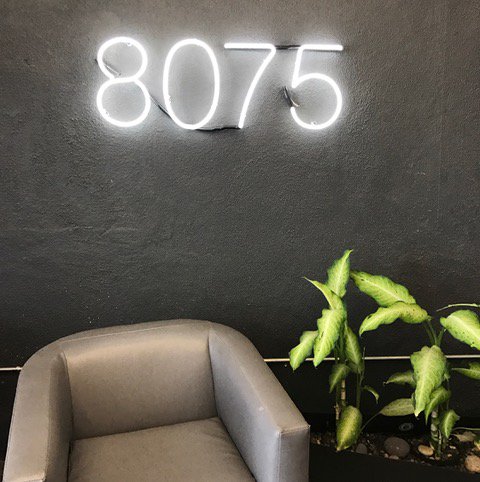TheMadisonVine's tweet photo. When you’re traveling for #production and you finally make it home #LAoffice #neon #welcome https://t.co/GrrqBWMk1M