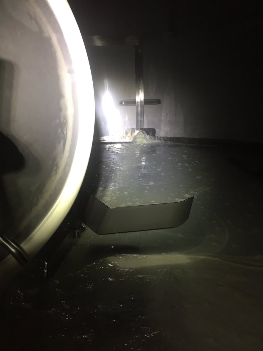NickTempler's tweet photo. First lot of white gold going in the vat this morning https://t.co/xxr2e2vfpz
