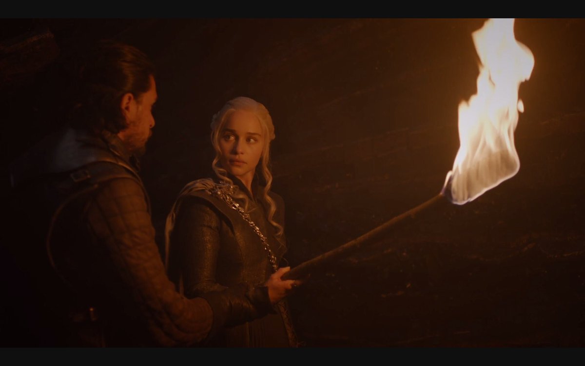 Daenerys's tweet image. What Jon wanted to show me in the cave...
#GameofThrones
