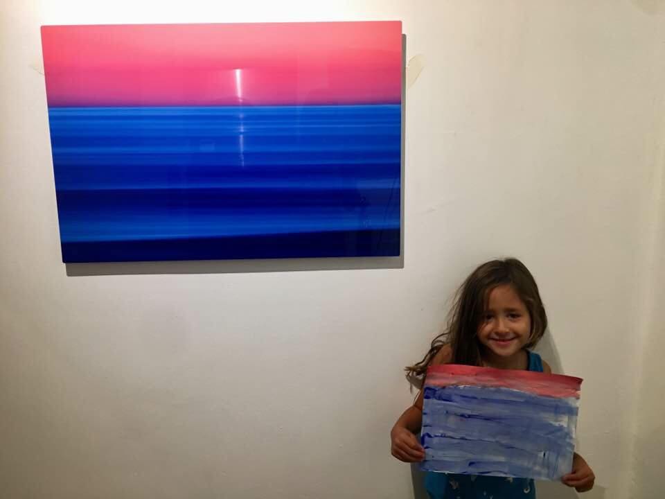 AaronGphotos's tweet photo. My daughter is so talented! She painted a version of one of my Limited Editions, Swell Streak! #MondayMotivation #AGoodDayIncludes #Lajolla https://t.co/EsfxsZQd5d