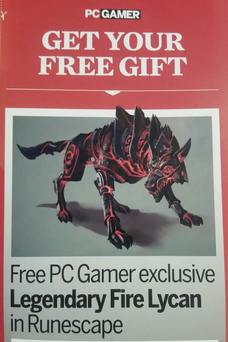 Kydagi's tweet image. Feeling kind, so I got a Runescape Fire Lycan Legendary pet code to giveaway. Retweet to enter, winner drawn in 2 weeks time, good luck :)