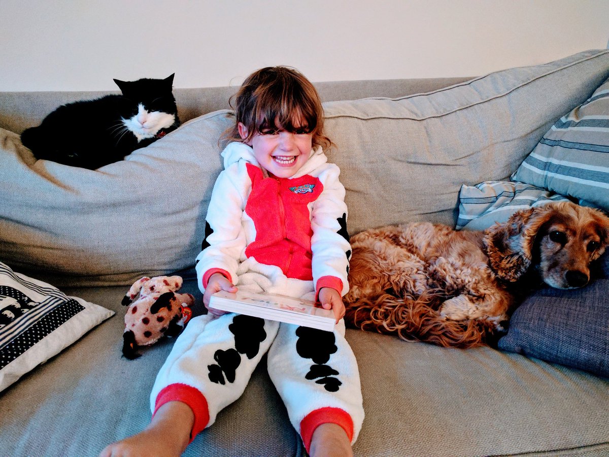 georgeawillis's tweet photo. @w_woodborough Autumn reading to the pets #SummerReadingChallenge2017 https://t.co/ZsZlvhOlPg