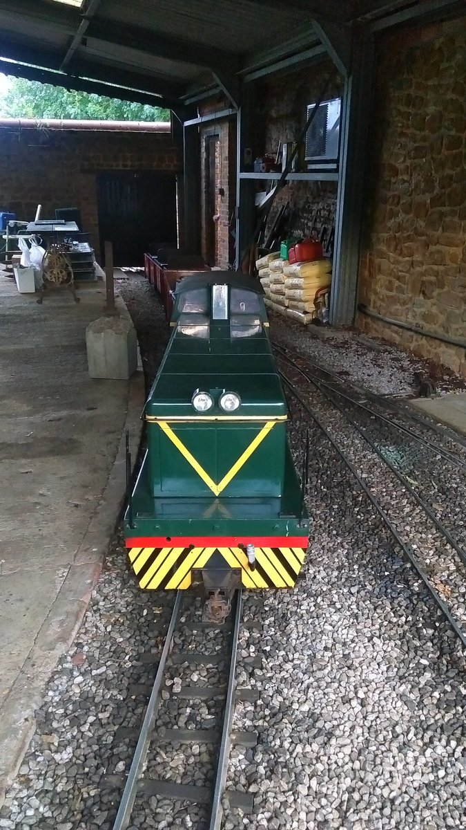 One of the trains that will carry passengers around this weekend #RT54NortonHill #Charity