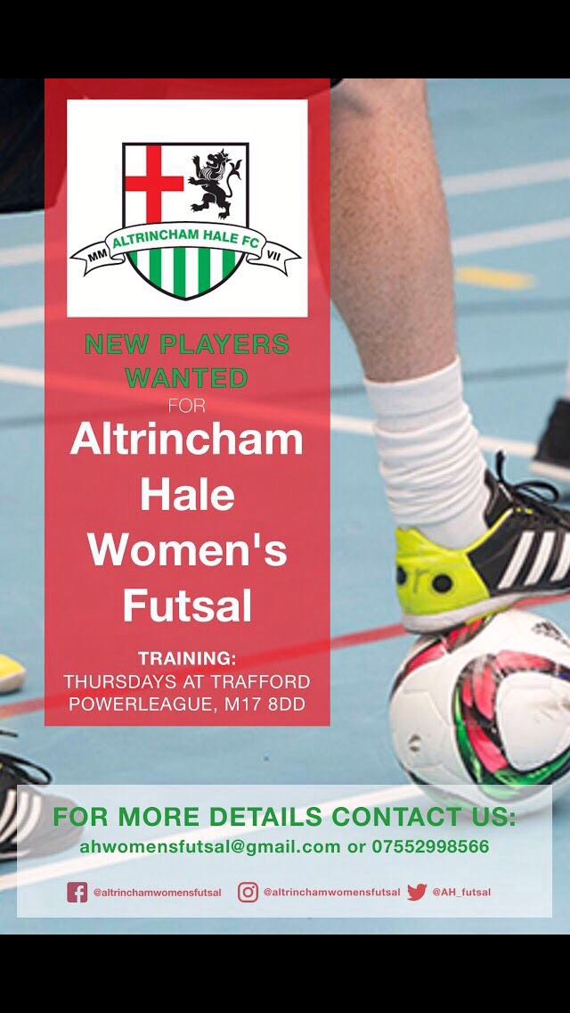 AH_futsal's tweet photo. Come along, get involved https://t.co/DPmKjWDN0g