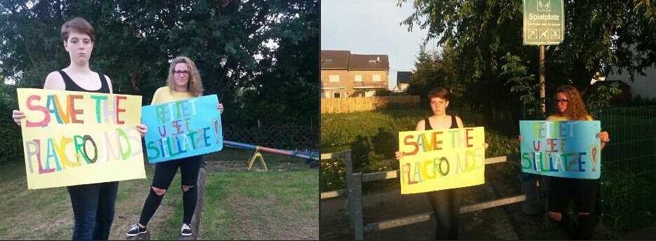 BettinaBier's tweet photo. @ArminLaschet @JoachimStamp Was können Sie tun um unsere #Spielplätze zu retten? #gishwhesrights #weilerswist #saveourplaygrounds #gishwhes https://t.co/cCXPyHEWLf