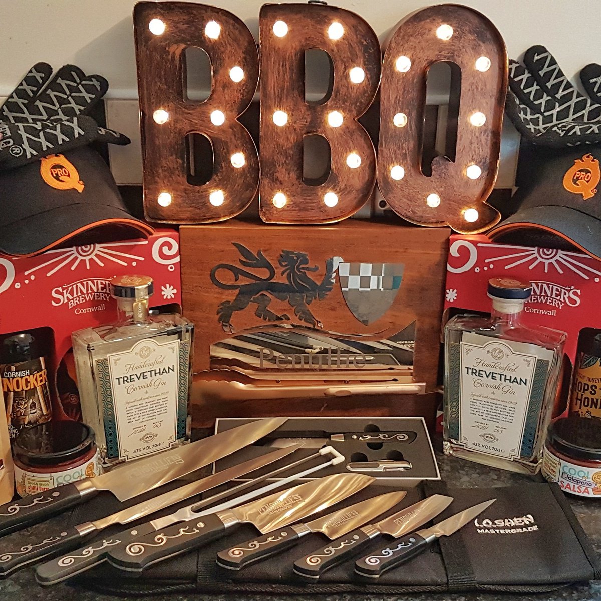 RivieraBBQ's tweet photo. Good evening @Torbay_Hour We only went and won @PenGrillie BBQ Comp this weekend bringing this lot back to Torquay #TorbayHour https://t.co/nH7q44wQdA