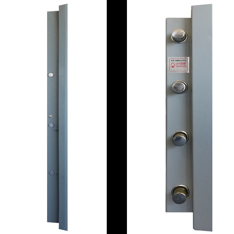 WilsonSafeCo's tweet photo. Below are two different safe doors. Which do you think has the higher level of security? https://t.co/L06V5jQYJ8