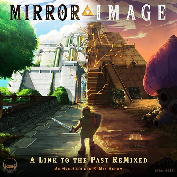 Our 63rd FREE community VGM arrangement album, "Mirror Image: A Link to the Past ReMixed" is NOW AVAILABLE at mirrorimage.ocremix.org 🎶