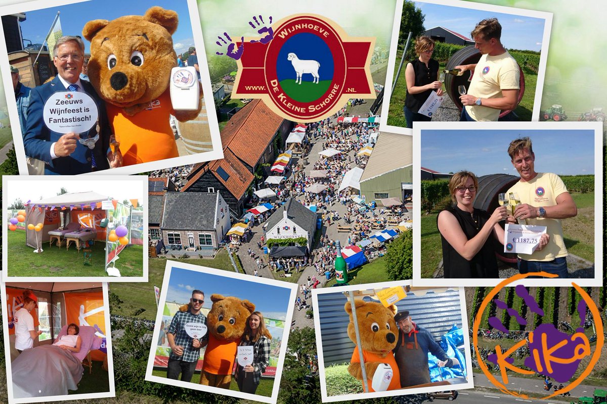 Tijdens het #wijnfeest was <a href="/KiKa8118/">Stichting Kinderen Kankervrij</a>  het #goededoel. <a href="/KleineSchorre/">De Kleine Schorre</a> is trots om te vermelden dat er €1187 is opgehaald! #kika #goededoel