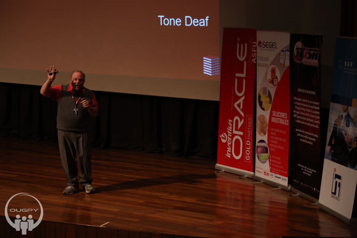ougpy's tweet photo. "Computación Bare Metal en la Nube para DBA`S" presentado por Daniel Morgan
#OTNLAD2017 #OTNtourPy https://t.co/xk61bdjPQq