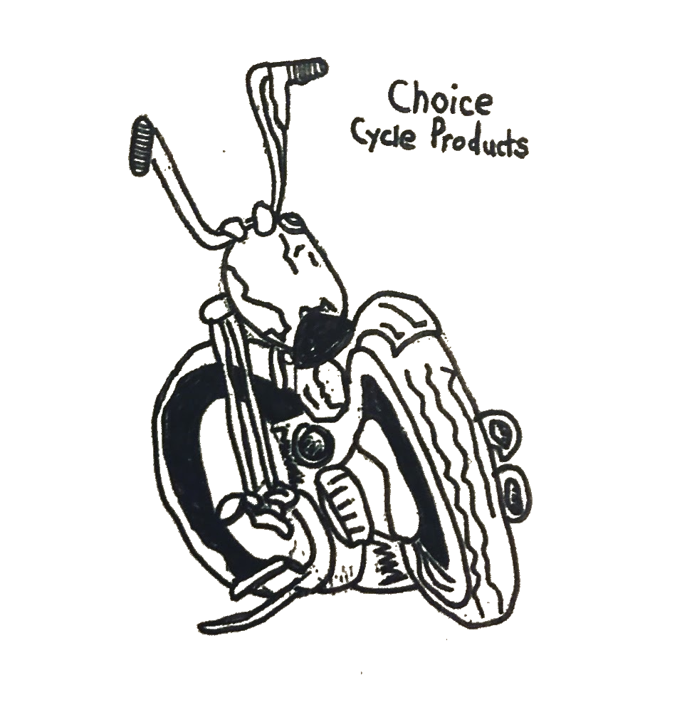 BChoicecycle's tweet image. NEW LOGO Hand drawn by my 12 year old son #choicecycleproducts #motorcycle #shit