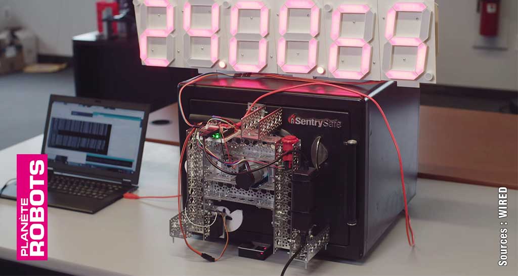 planeterobots's tweet image. planeterobots.com/2017/08/07/il-… #sentrysafe #hacking Un #robot ouvreur de #coffrefort @sparkfun