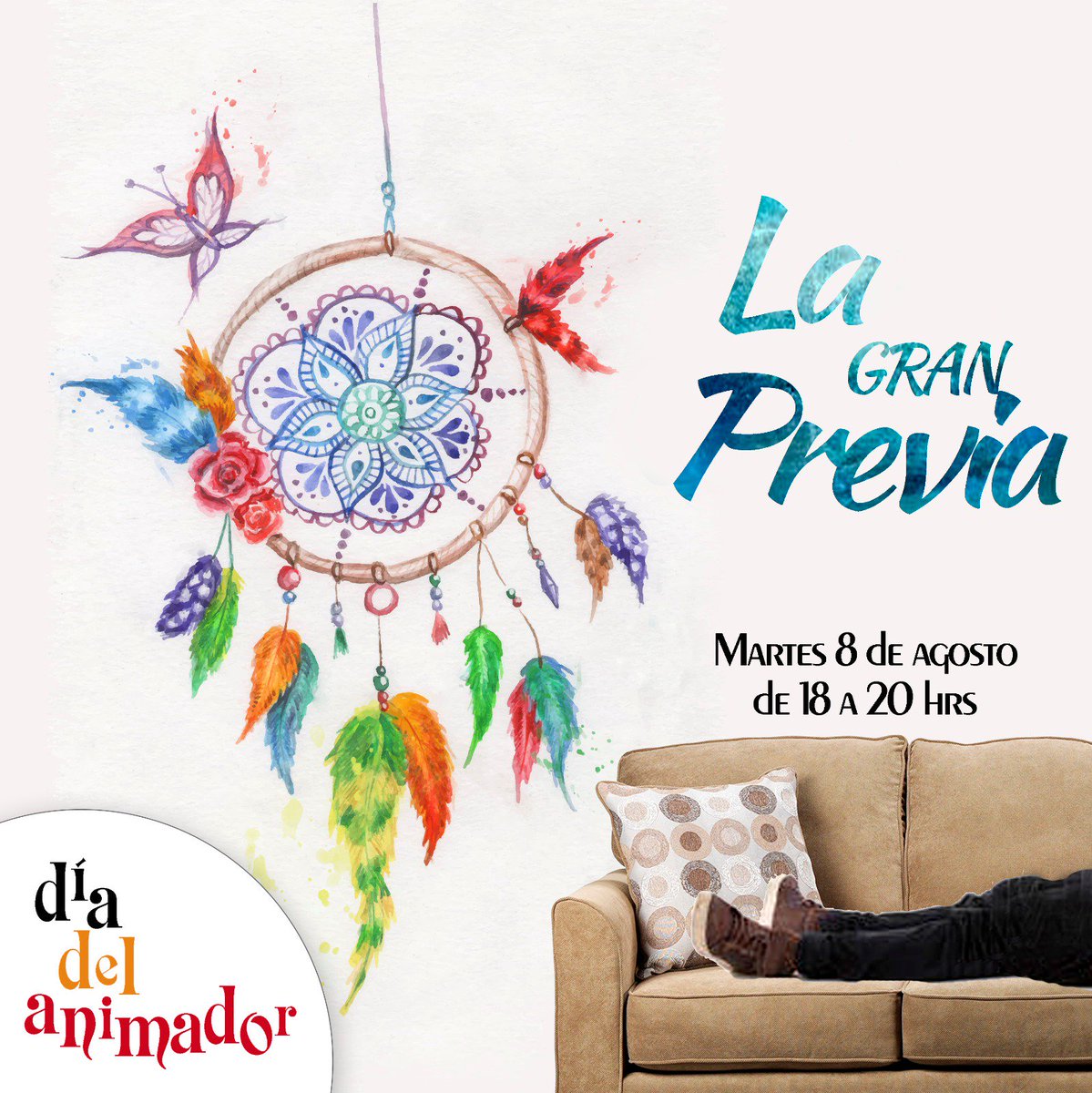 Mañana de 18 a 20 comenzamos a vivir el Día del Animador!!! Sabemos que es un día comercial y que el Día del Animador es todos los días!!!