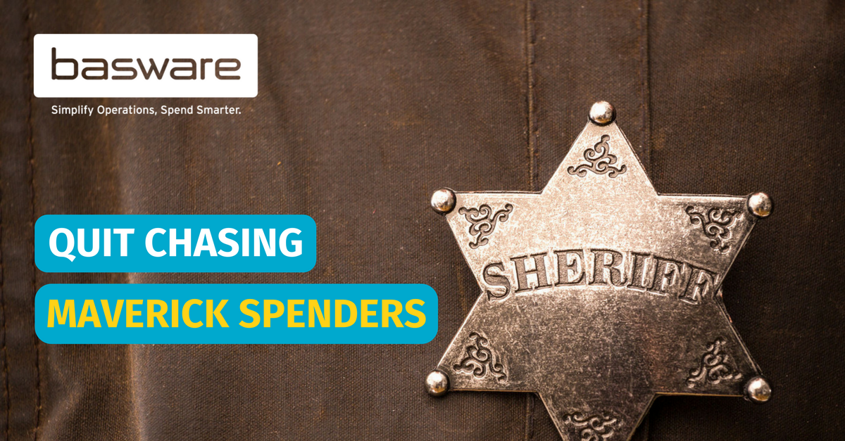 basware's tweet photo. You don't have to be the spend police! #eprocurement https://t.co/RcxXfdqVD7 https://t.co/1ZUOOt6YkT