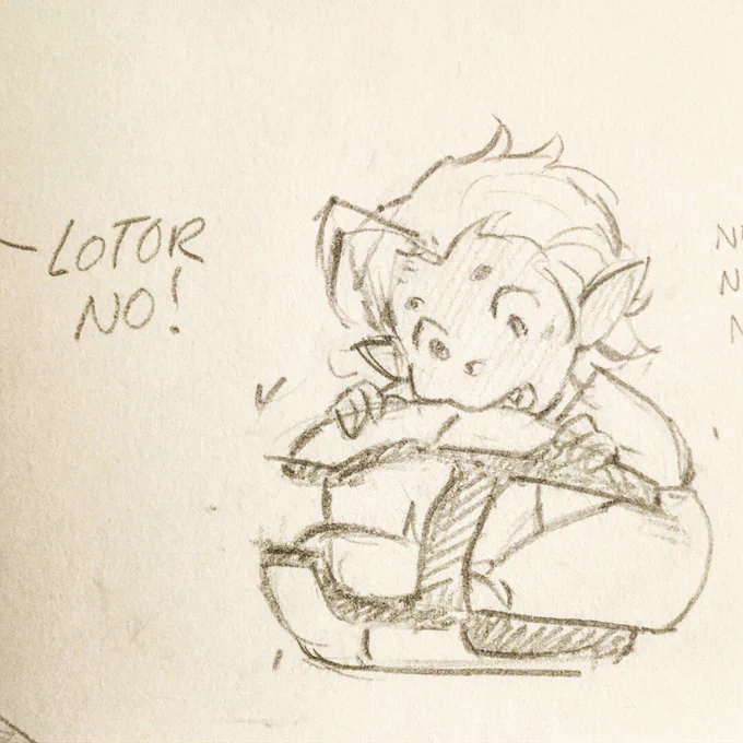 More baby Lotor doodles? The happy family AU haha 