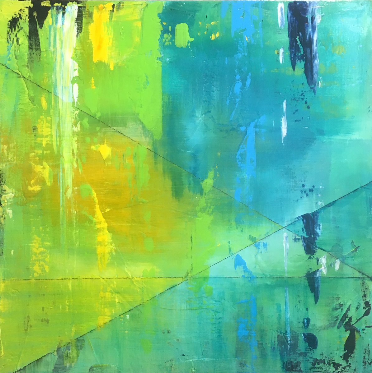 All I Ever Knew by #artist <a href="/CammyDavis/">Cammy Davis</a> 
#Acrylic on Panel; 24" x 24"

#artwork #gallery #pdx #contemporaryart #abstract