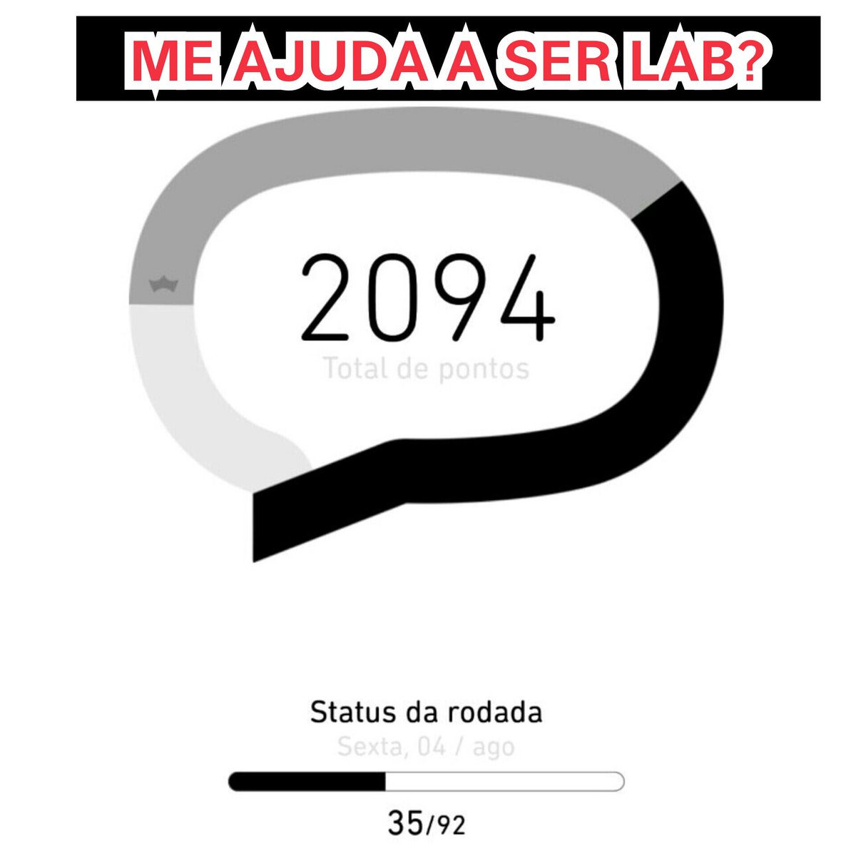 RT: 🙏 PESSOAL, sou iniciante. Minha primeira tentativa de ser LAB. Preciso de seguidores e retweets. #TimBeta #BetaQuerLab #BetaAjudaBeta