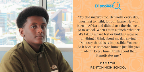 discoveruwa's tweet photo. Some #MondayMotivation from Gamachu, one of our Student Design Team members! https://t.co/OYY4RMl9C1