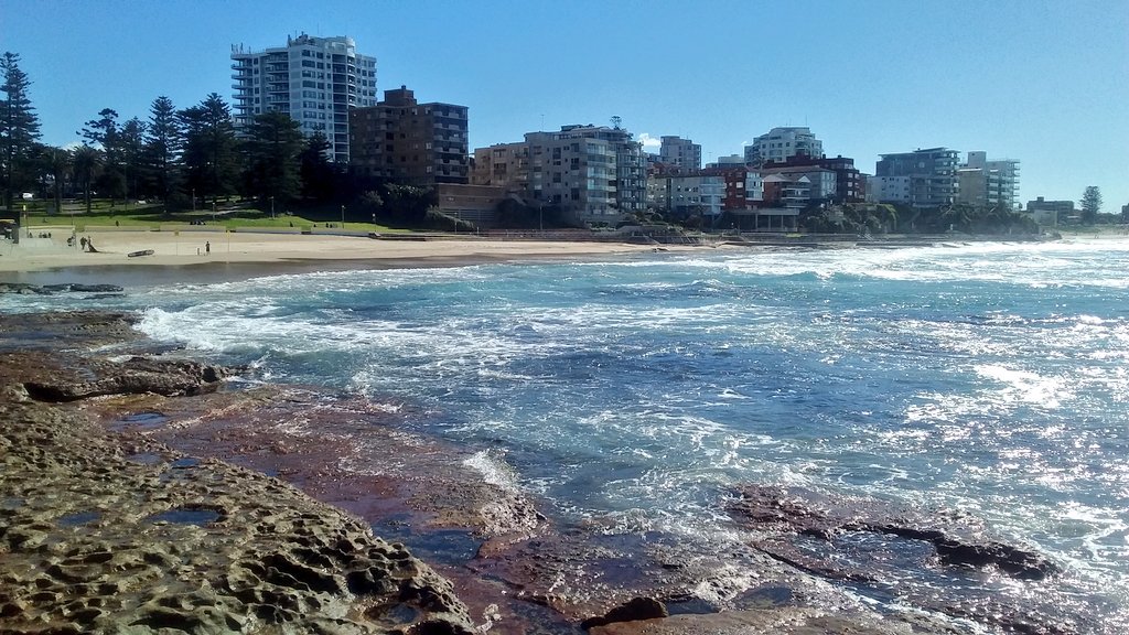 pfwaus's tweet photo. Afternoon #winter sunshine glistening on waters of South #Cronulla #Beach #Sydney #travel https://t.co/wW3VAgchbU
