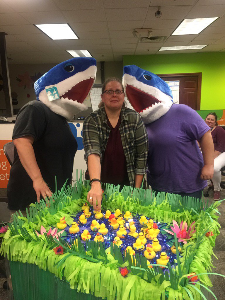 JZ Plucked a duck and had a shark attack! <a href="/DeenaYaist/">Deena M Yaist</a> <a href="/jennifer_oesch/">Jennifer Koprivnak</a> <a href="/ShellyBradley15/">Shelly Bradley</a>