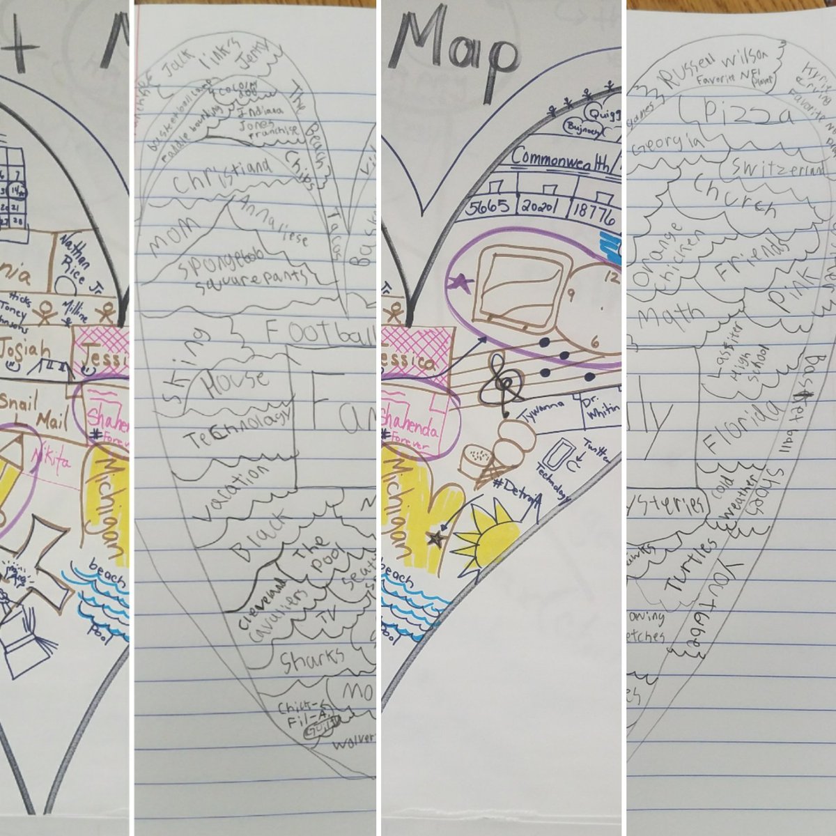 ClaudiaRDaniels's tweet image. Creating #HeartMaps to amplify #StudentVoice &amp;amp; provide writers choice for their #flashdrafts (Focused-Freewrites) @GeorgiaHeard1 @COBB_ELA