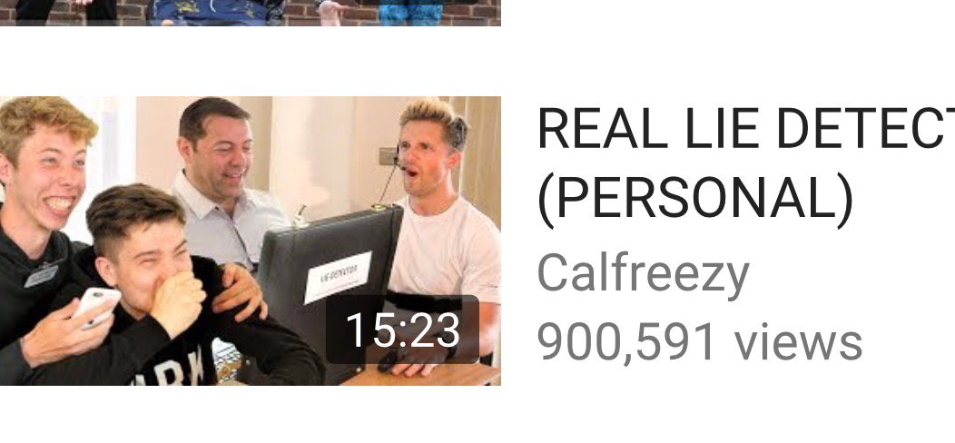 More of my Lie-detector tests on some footballers &amp; Youtubers:
m.youtube.com/watch?v=P8wQbf… &amp; m.youtube.com/watch?v=KZf4sO…
