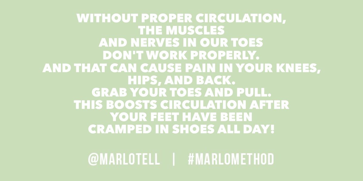 marlosmassage's tweet photo. #TGIM do some stretching to keep that blood flowing! 🤸🏻‍♀️💫 #healthtips https://t.co/WpX5q6Yzkx