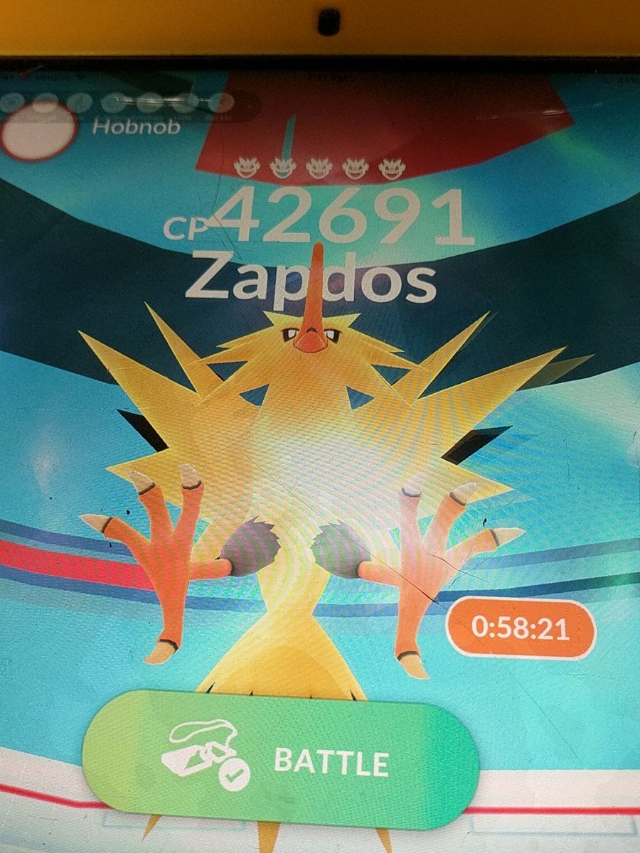 Tai_2002's tweet image. 37.76341,-122.24431 Zapdos raid #PokemonGo