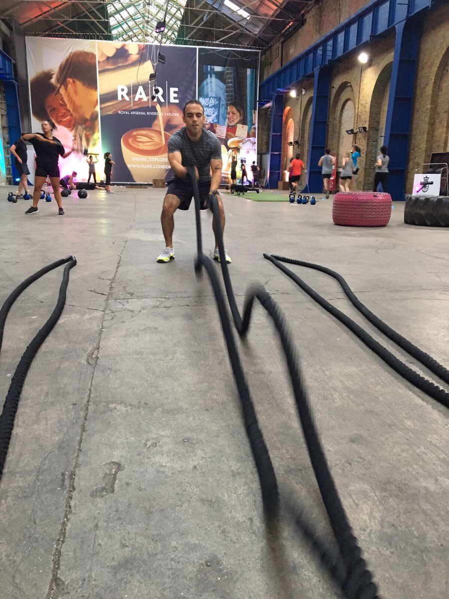 George racing the battle ropes 👊🏻@RARE_explore